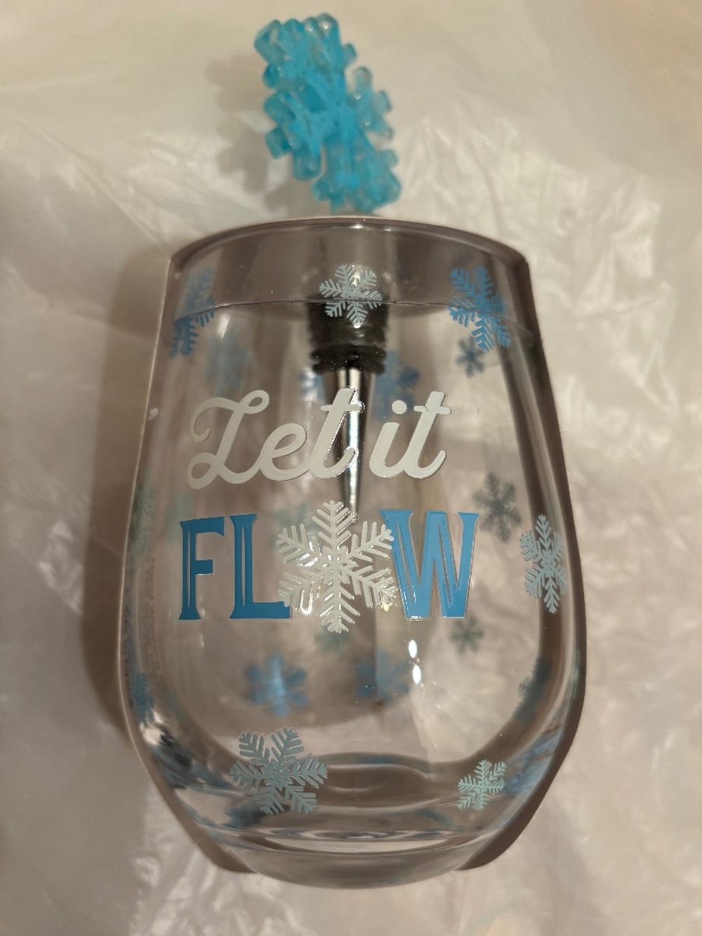NWT Stemless Wine Glass